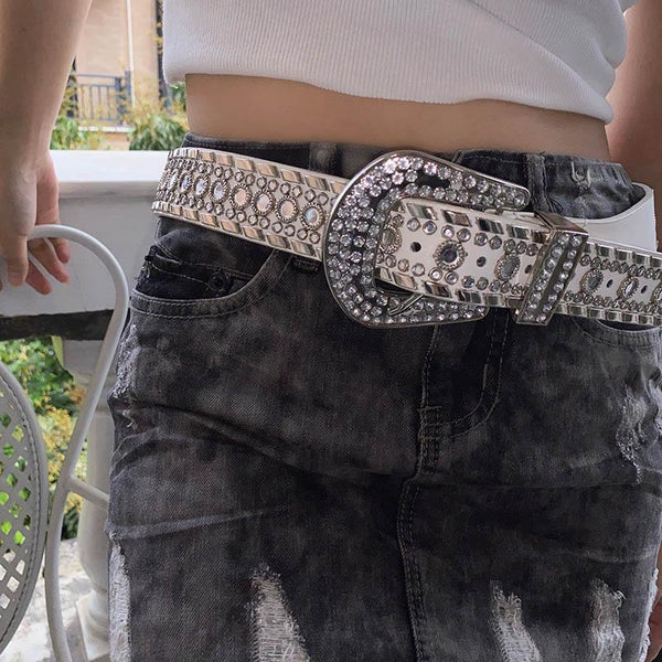 Rhinestone Alt-Fashion Belt