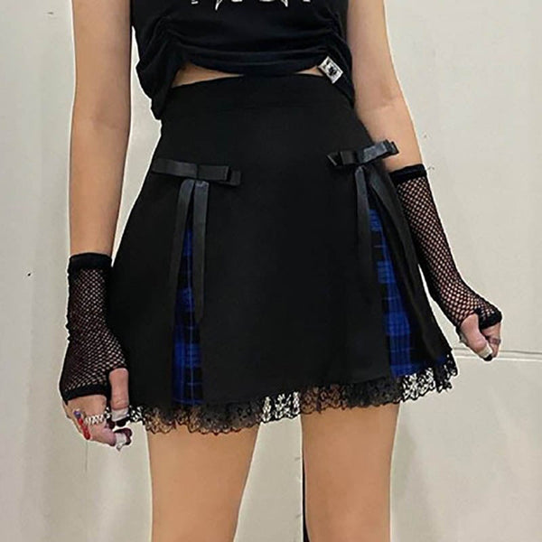 Dark Academy Lace Skirt