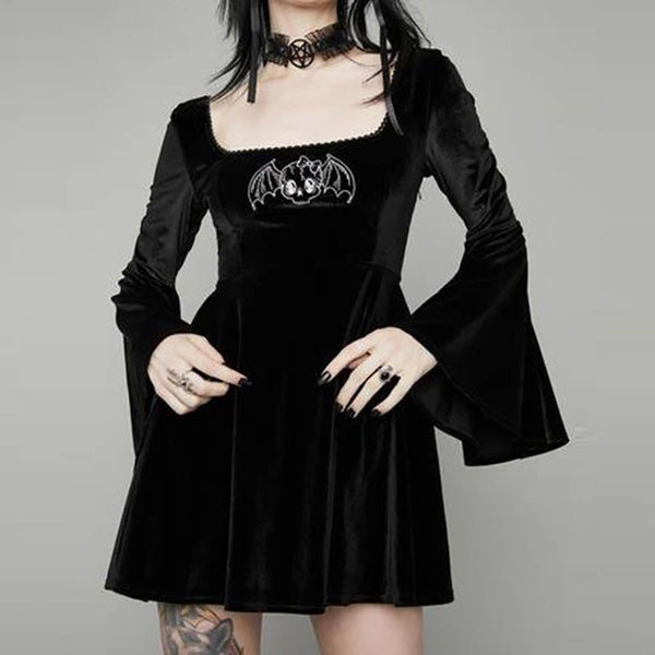 Little Devil Ruffled Dress