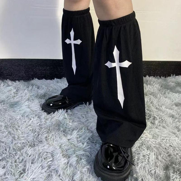 Gothic Cross Leg Warmer