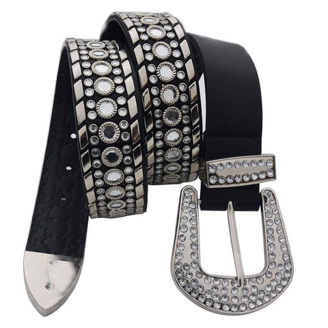 Rhinestone Alt-Fashion Belt