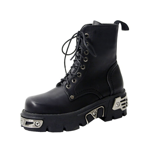 Punk Retro Platform Motorcycle Boots