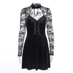 Lace Long Sleeve Dress