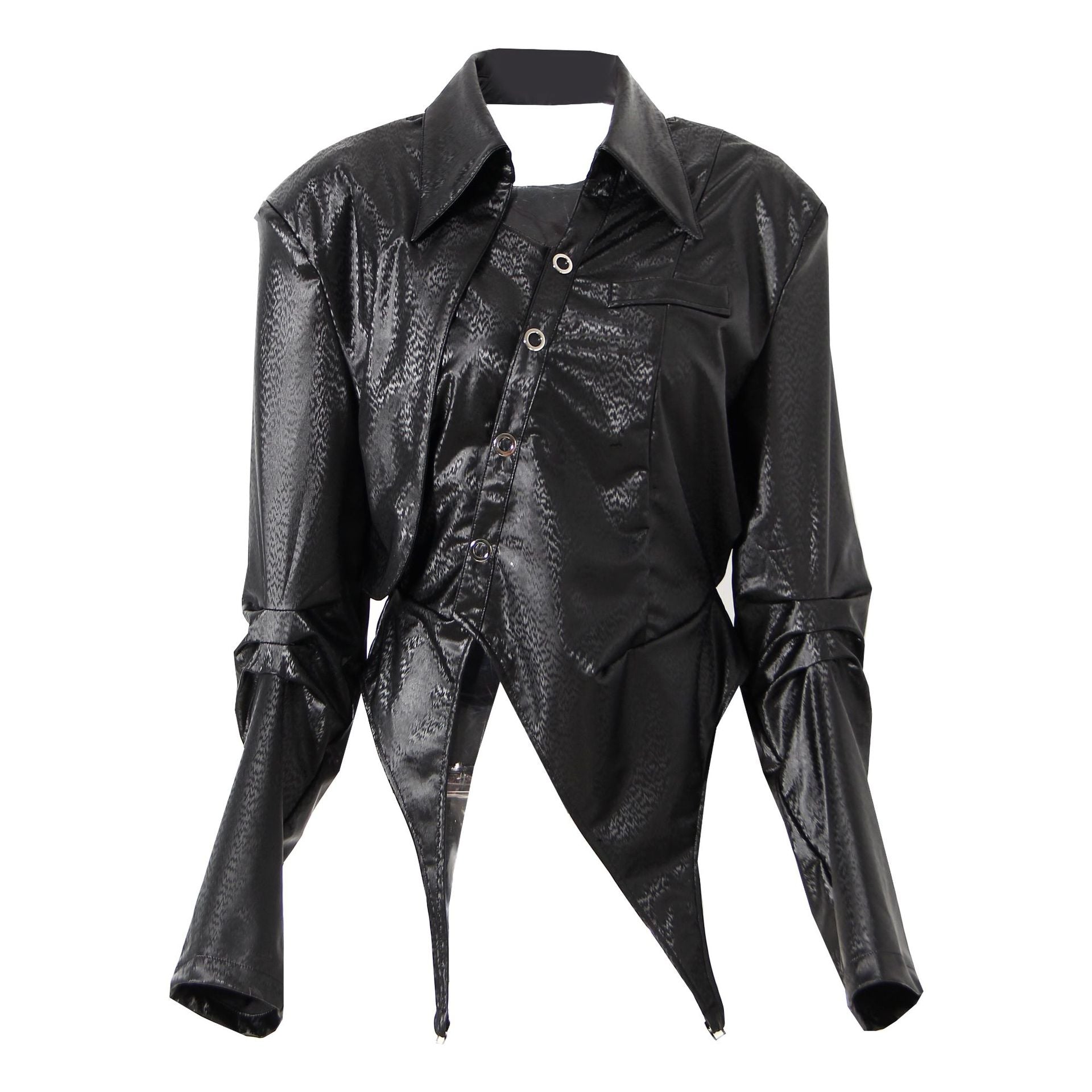 Motorcycle Leather Jacket Top