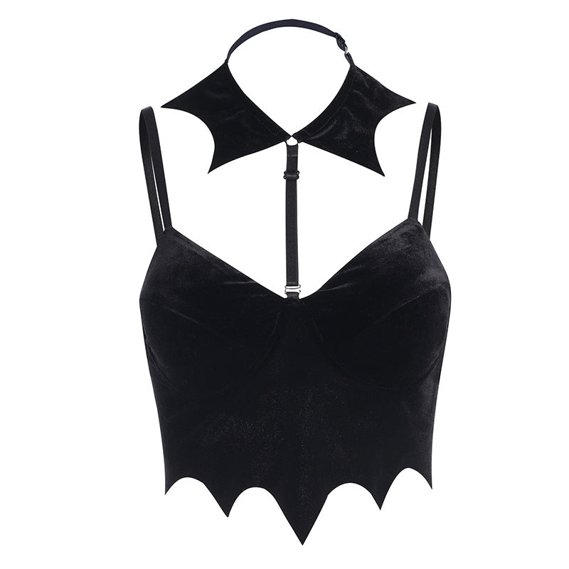 Dark Bat Halterneck Vest