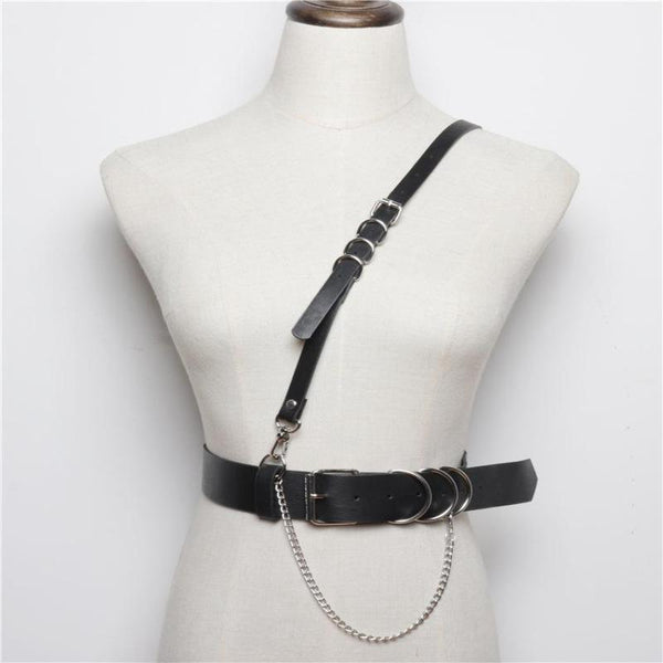 Suspender Belt Integrated Punk Belt