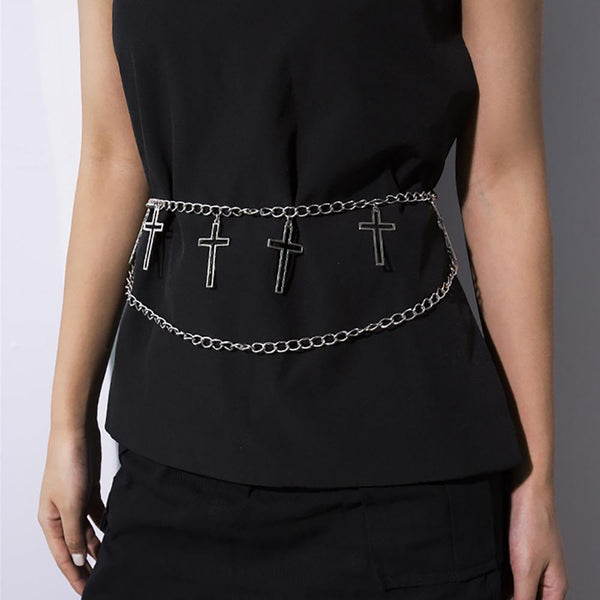 Cross Waist Chain