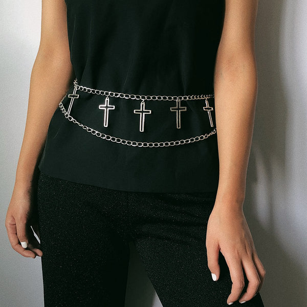 Cross Waist Chain