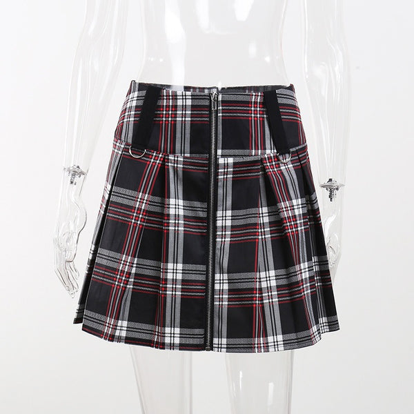 Plaid camisole short skirt suit 2022 New | COLORYME.COM