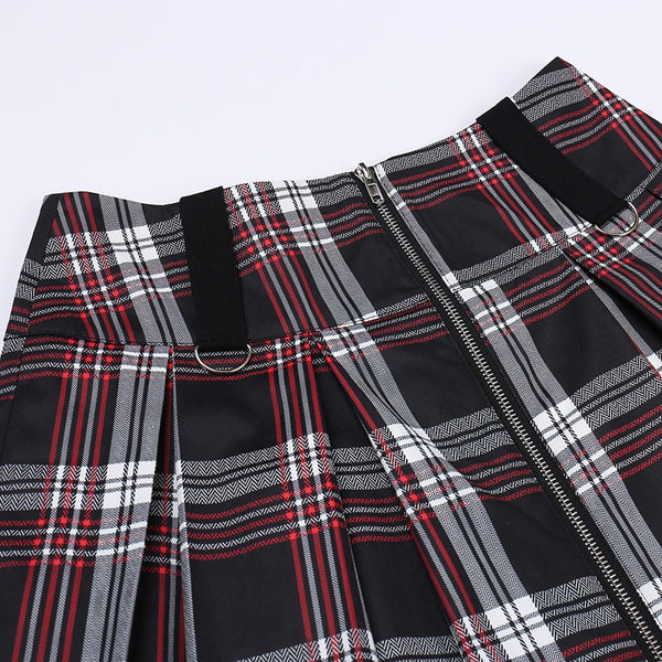 Plaid camisole short skirt suit 2022 New | COLORYME.COM