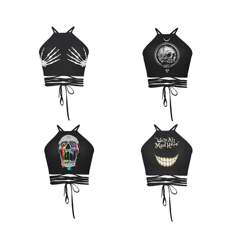 Goth slim camisole vest|COLORYME.COM