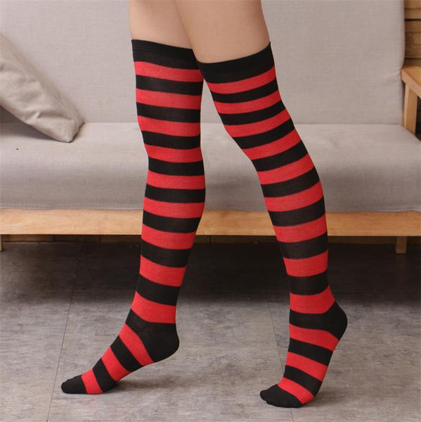 Colorful Striped Stockings