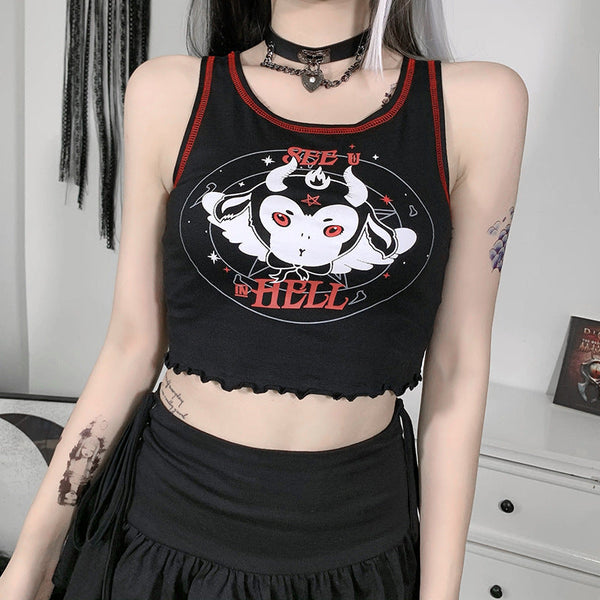 See U In Hell Print Camisole