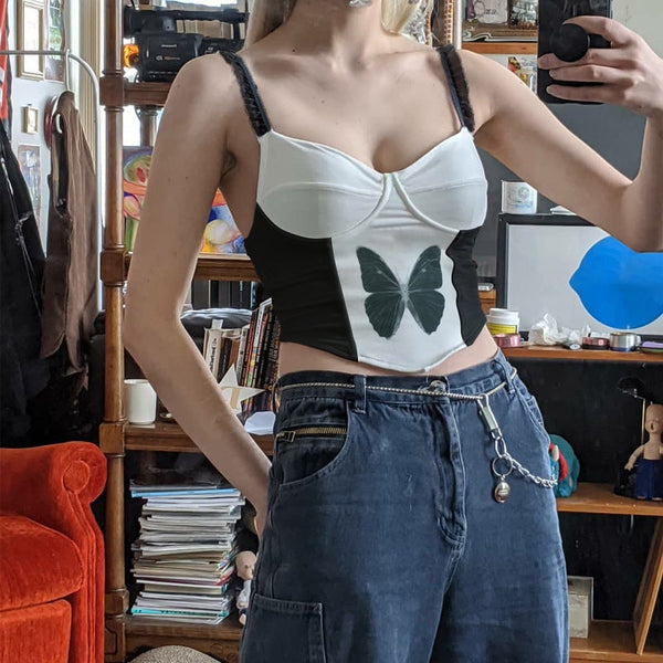 Vintage Butterfly Top