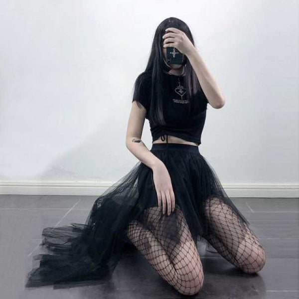 Irregular Yarn Skirt