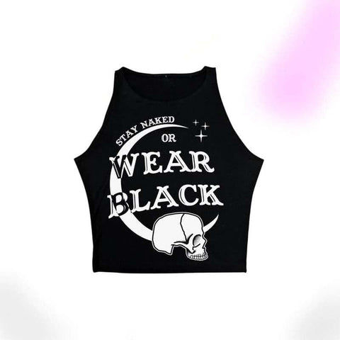 Wear Black Gothic Top