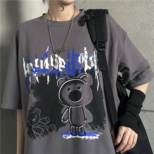 Harajuku Gothic Graphic T-Shirt