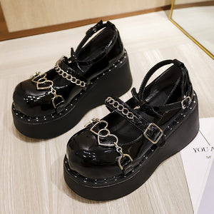 Love-Chain Lolita Platform Shoes