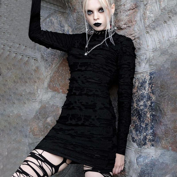 Diablo Design Ripped Dress