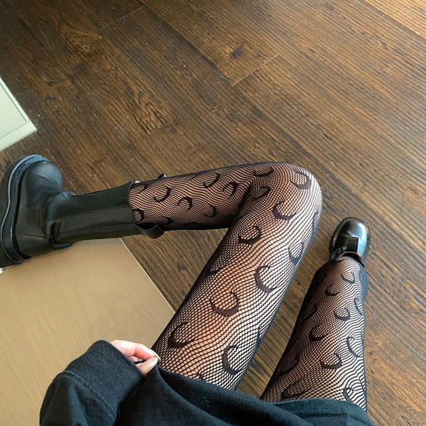 Black Moon Stockings