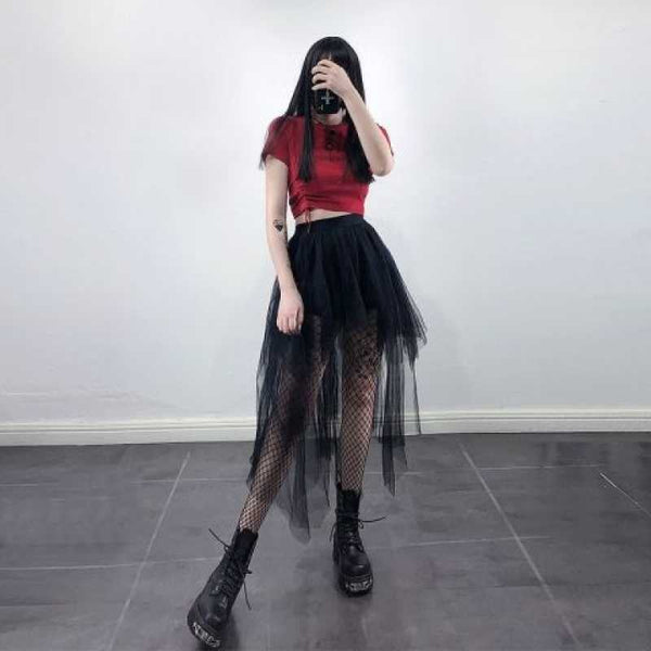 Irregular Yarn Skirt