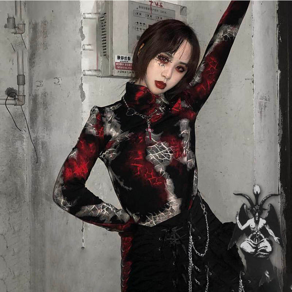 Punk Bloody Cobweb Top