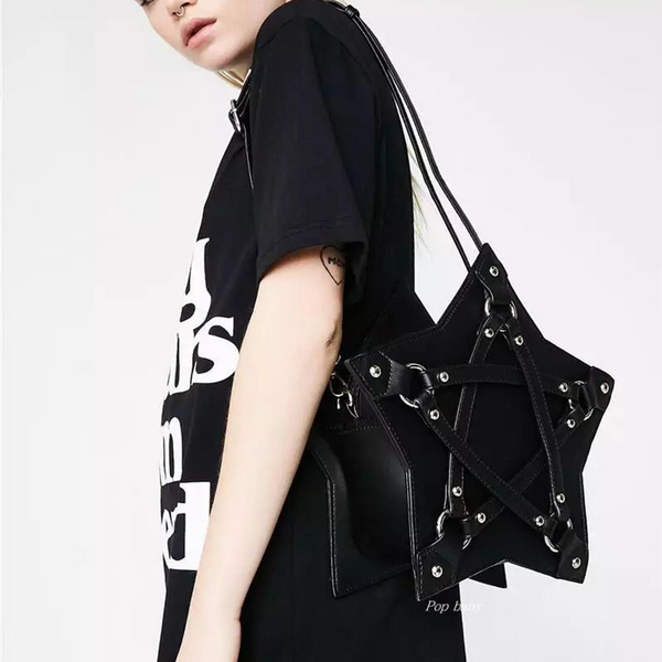 Pentagram PU Shoulder Bag