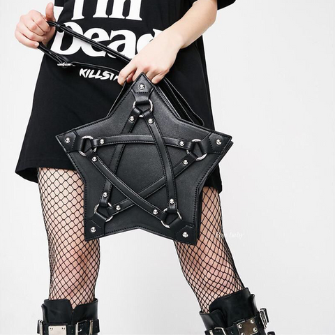 Pentagram PU Shoulder Bag