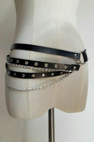 Faux Leather Belt