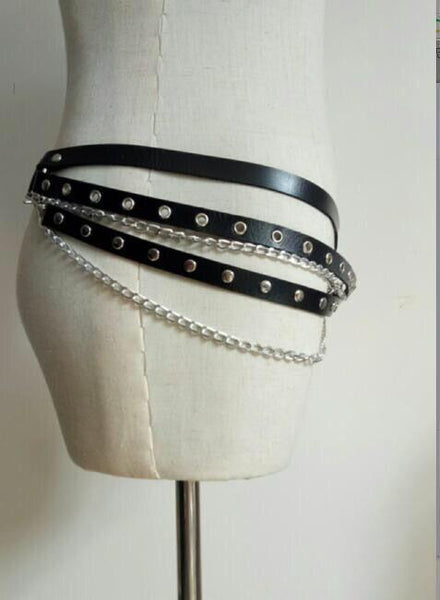 Faux Leather Belt