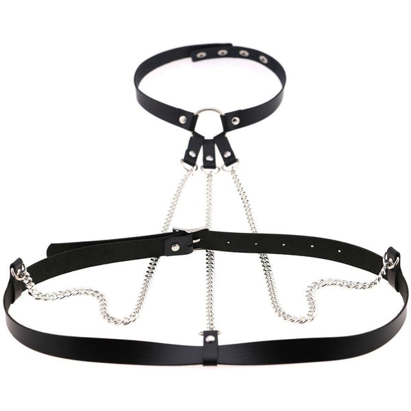 Leather Choker Belt