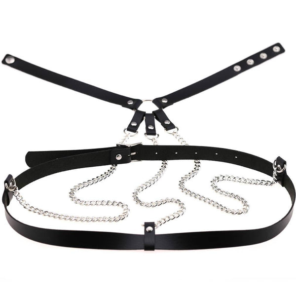 Leather Choker Belt