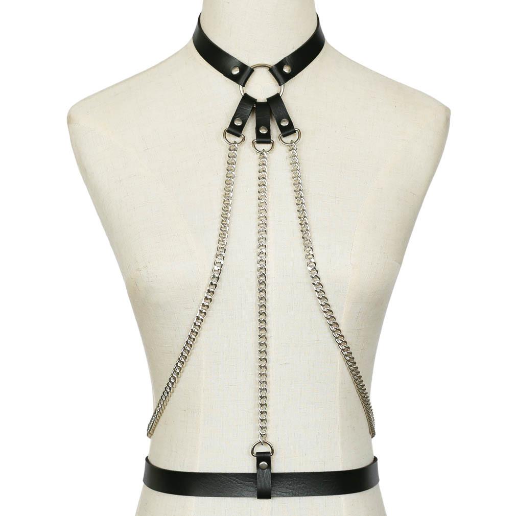 Leather Choker Belt