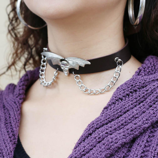 Vampire Bat Wing Choker