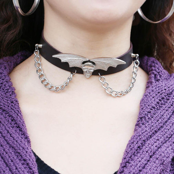 Vampire Bat Wing Choker