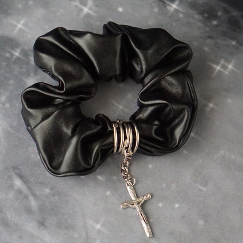 Valentine's Day Gift Cross Chain Scrunchie