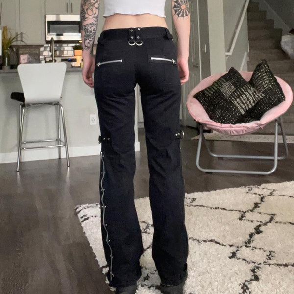 Dark Street Lolita Low Rise Pants