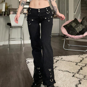 Dark Street Lolita Low Rise Pants