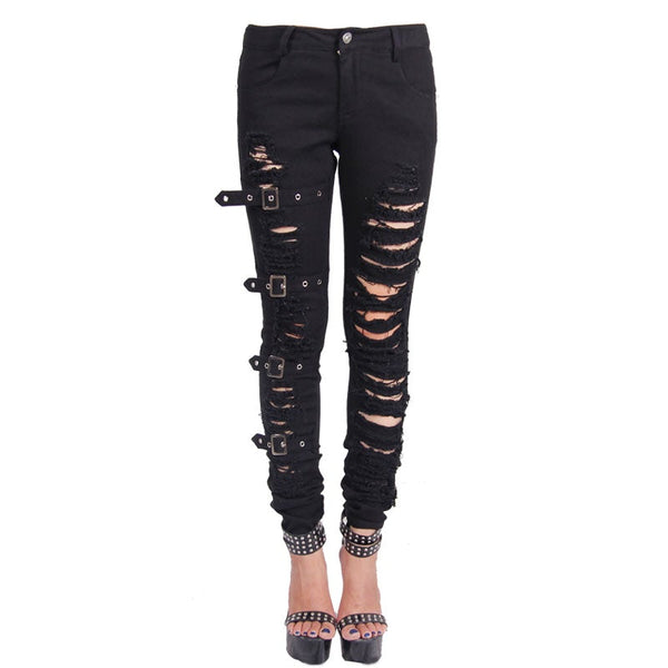 Devil Punk Ripped Jeans