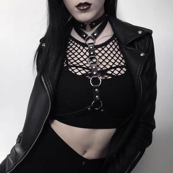 Fishnet Sexy Goth Top