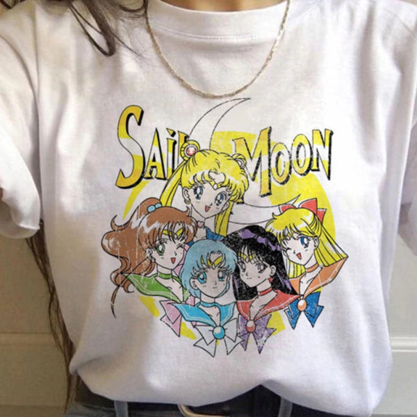 Girl Moon Anime Kawaii Sailor Harajuku Tshirt