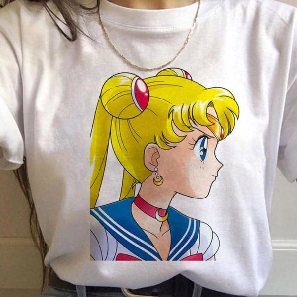 Girl Moon Anime Kawaii Sailor Harajuku Tshirt