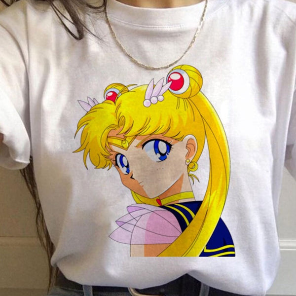 Girl Moon Anime Kawaii Sailor Harajuku Tshirt