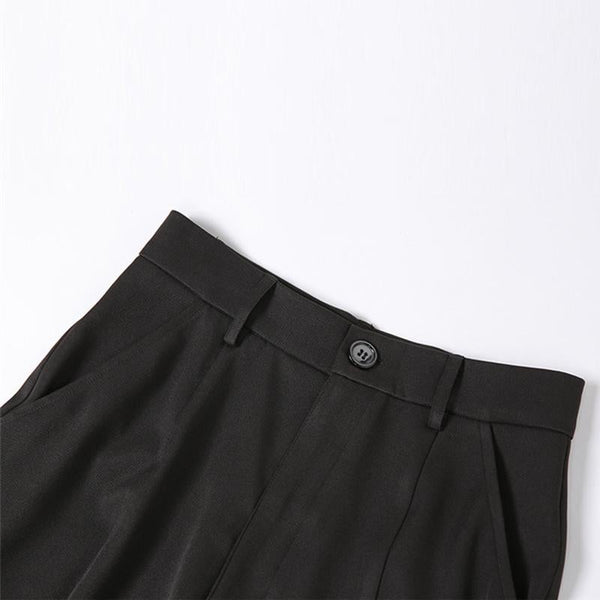 Gothic Hollow Out Bandage Straight Pants