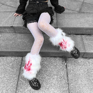 "BLOODY WINTER" LEG WARMERS