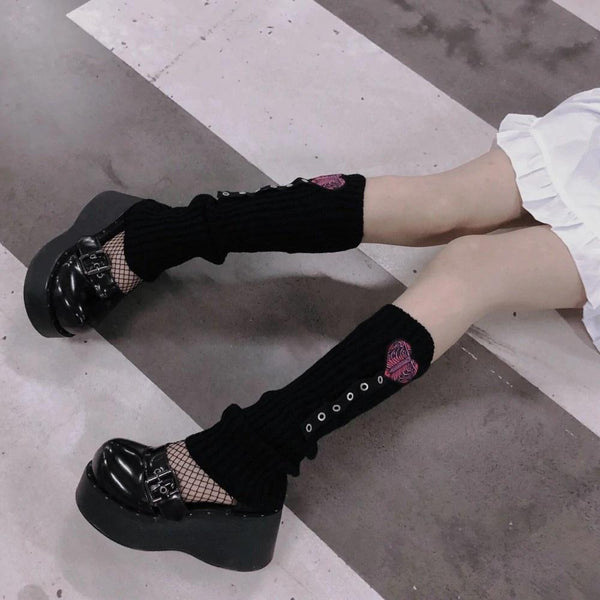 "GOTH WINTER" SOCKS (2 DESIGNS)