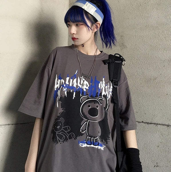 Harajuku Gothic Graphic T-Shirt