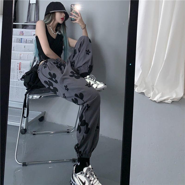 "BLACK FLOWER" JOGGERS