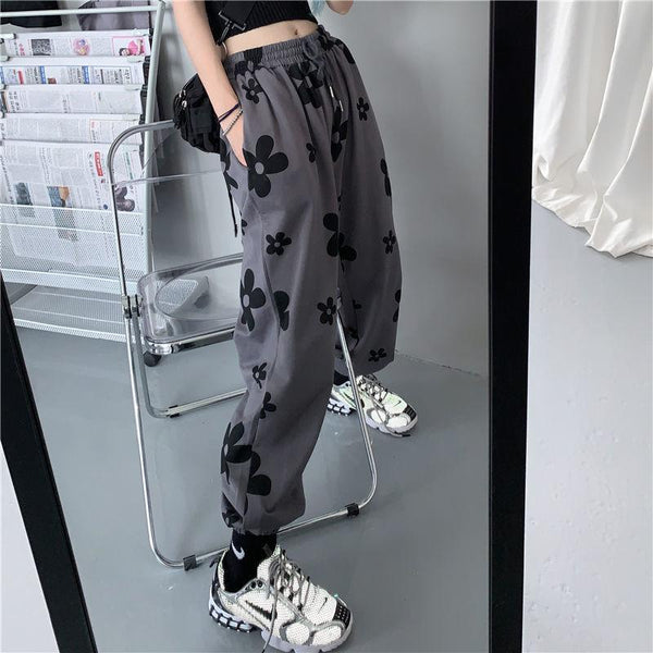 "BLACK FLOWER" JOGGERS