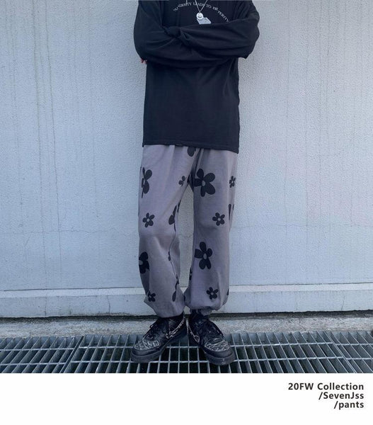 "BLACK FLOWER" JOGGERS